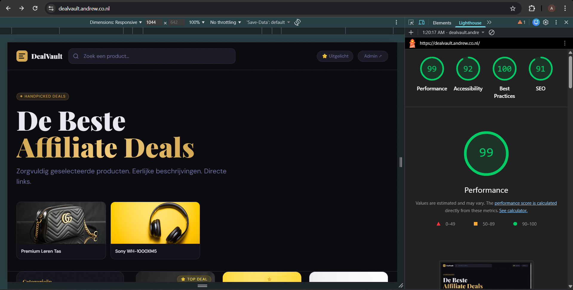 DealVault – Affiliate Deal Aggregator